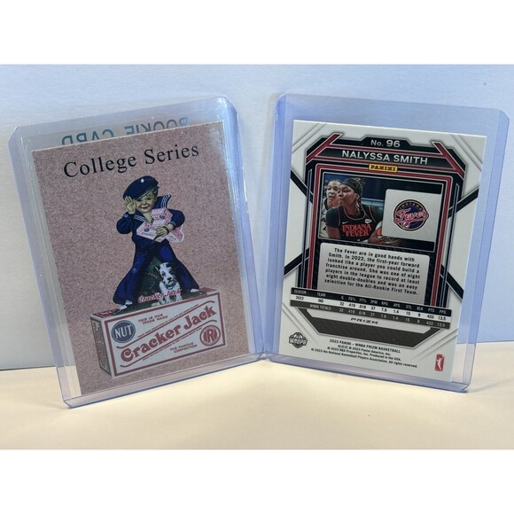 Caitlin Clark Nalyssa Smith 2 Card Lot Indiana Fever WNBA #1 Draft Pick Rookie - Picture 4 of 4